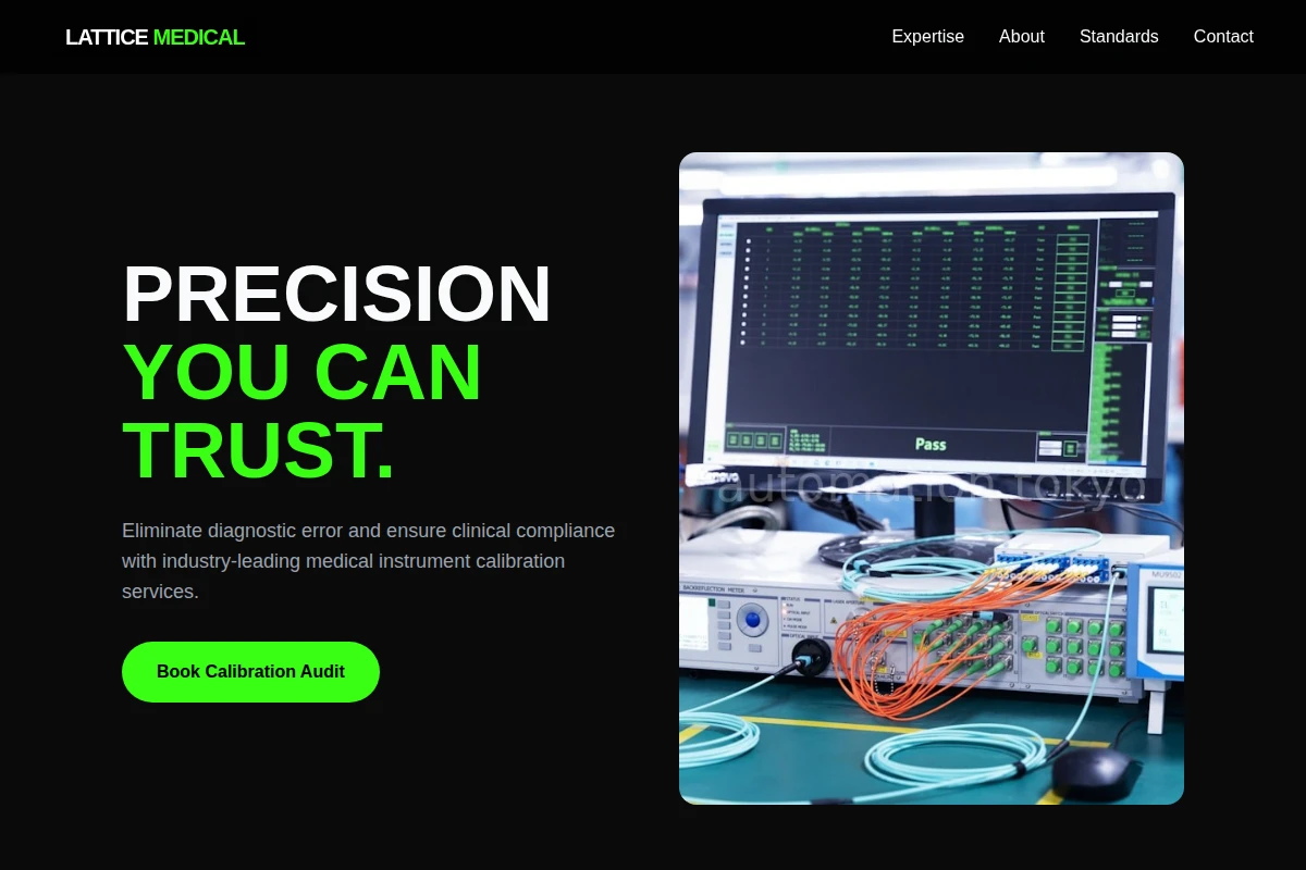 Lattice Medical Calibration