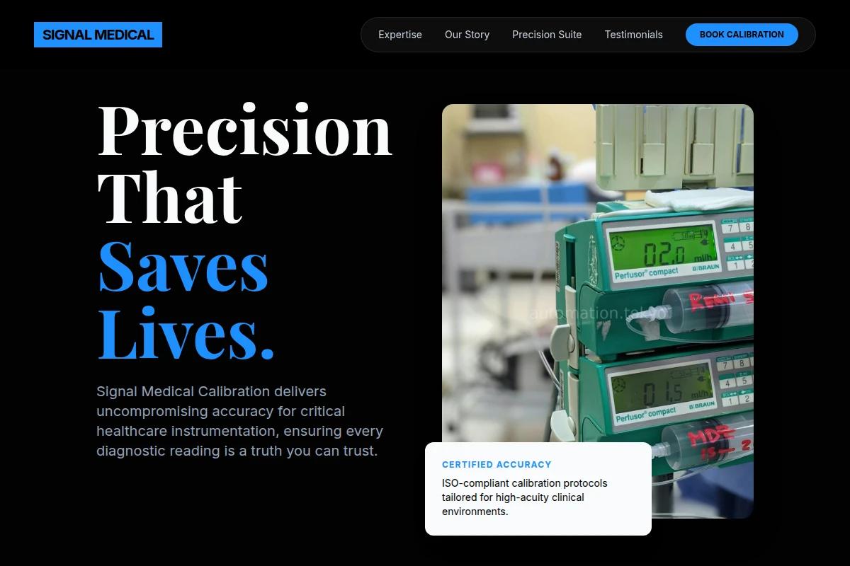 Signal Medical Calibration