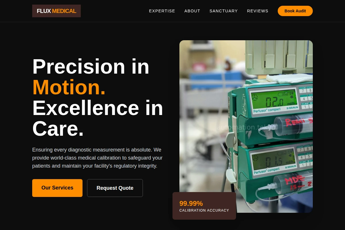 Flux Medical Calibration